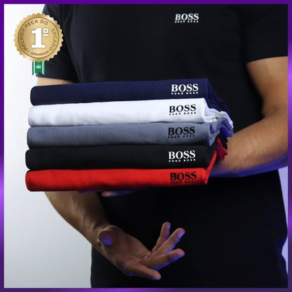 5 Hugo Boss T-Shirts Kit - Pay for 3, Get 5