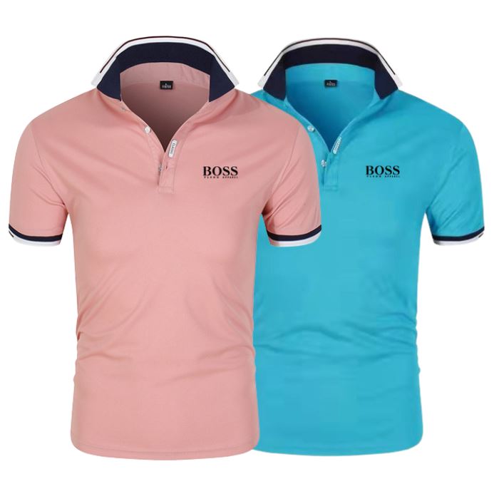 [PAYEZ 1 OBTENEZ 2] Lot De 2 Polos H. Boss + Parfum gratuit