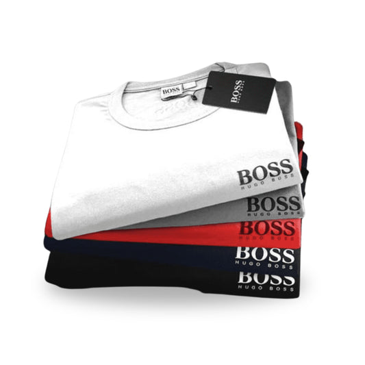 5 Hugo Boss T-Shirts Kit - Pay for 3, Get 5